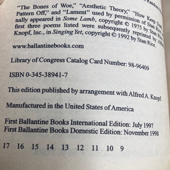 Two 1st Edit. Anne Rice Paperbacks The Feast of All Saints, Servant of The Bones - Picture 3 of 6
